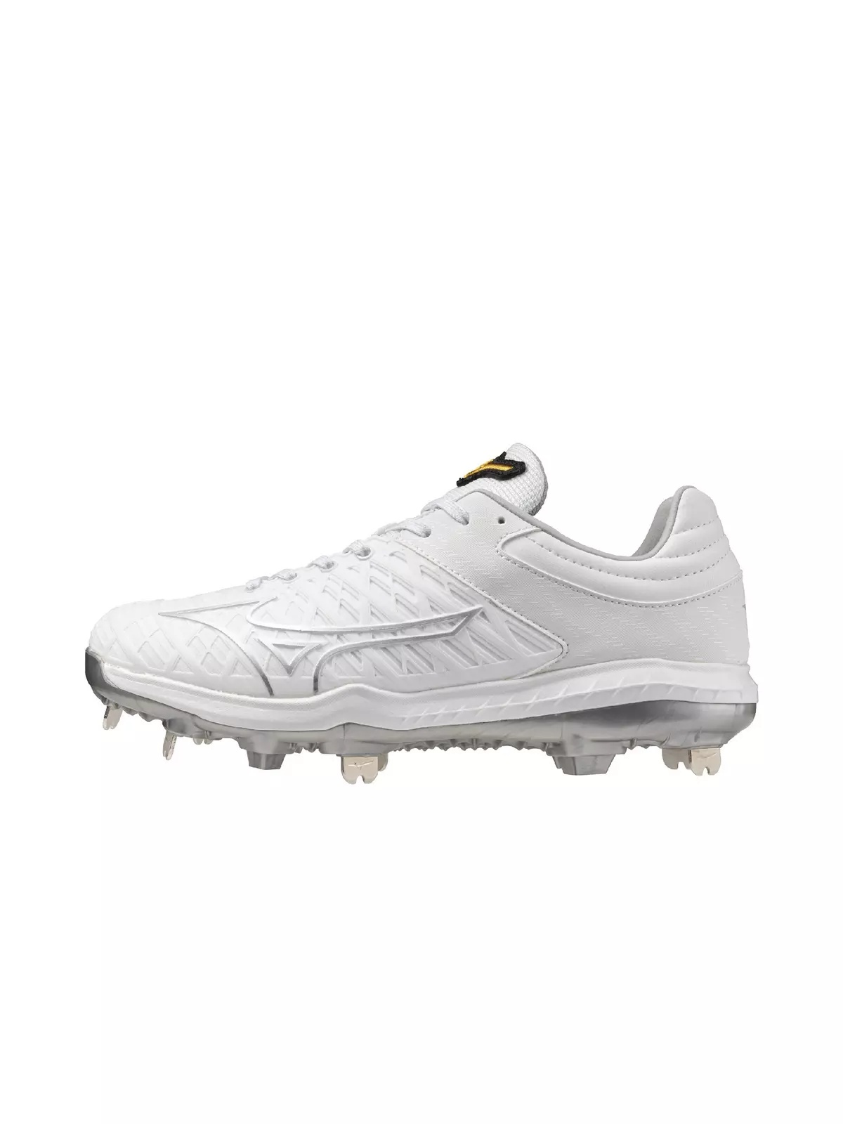 Pro FP Fastpitch "White/Silver" Women's Softball Cleat - 2