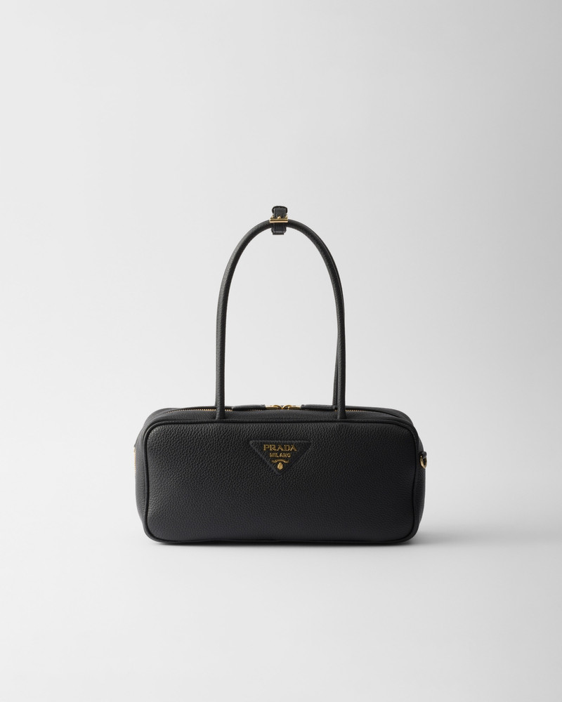 Medium leather top-handle bag - 1