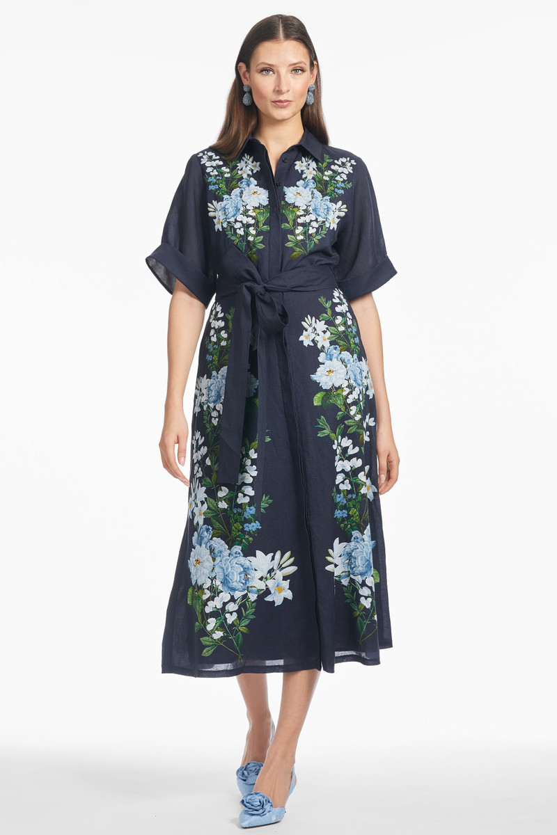SACHIN & BABI JOY DRESS - MIDNIGHT GARDEN outlook