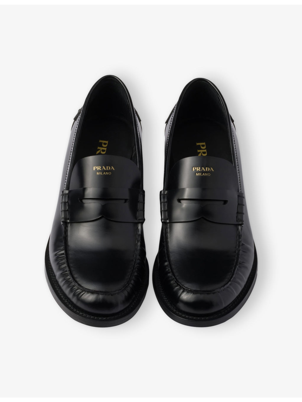 Brushed Leather Loafers - 2