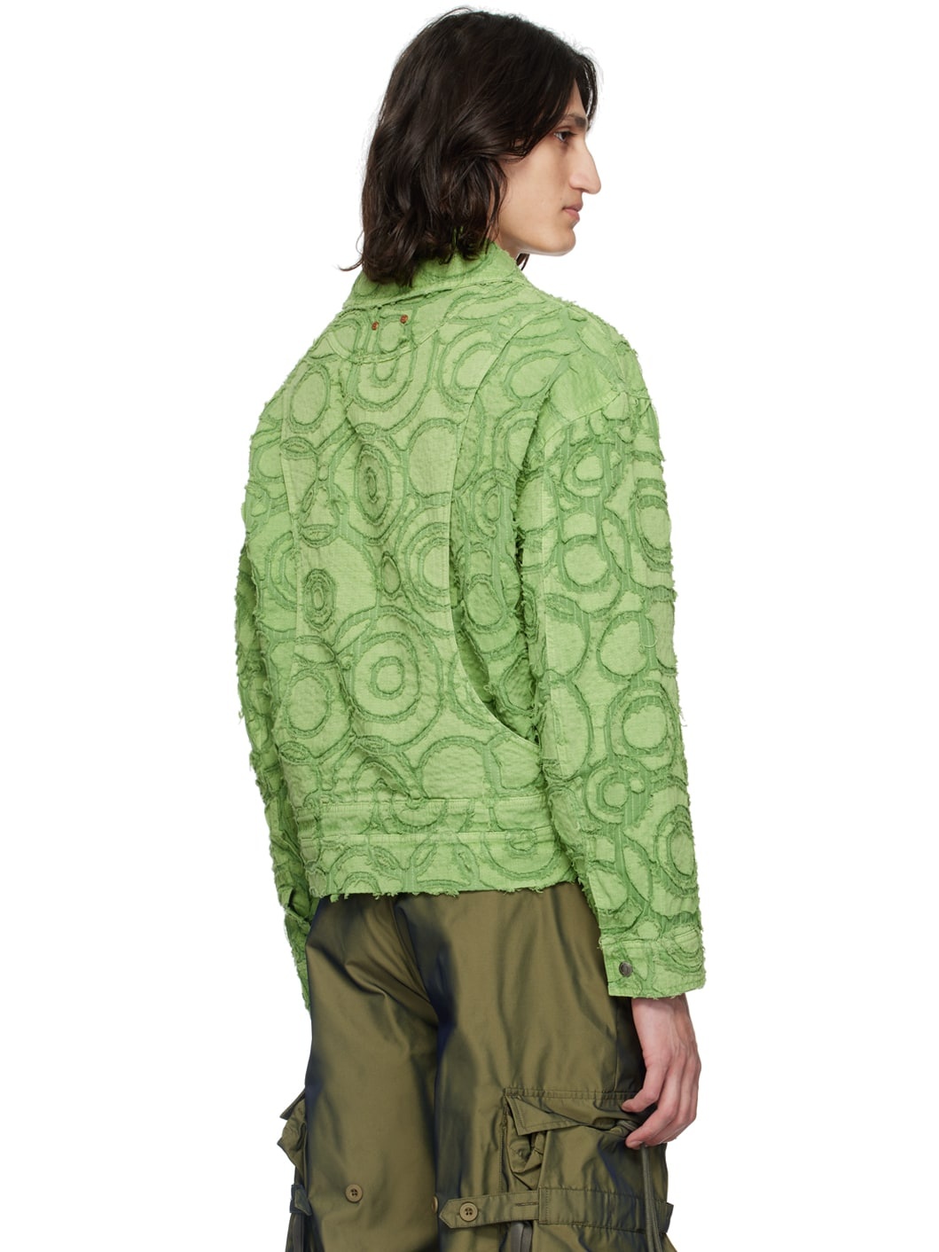 Green Burn Out Jacket - 3