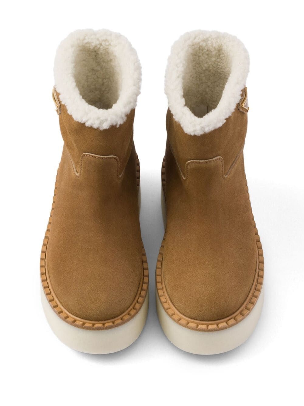 Prada Women Stivaletti Con Fodera In Shearling - 4