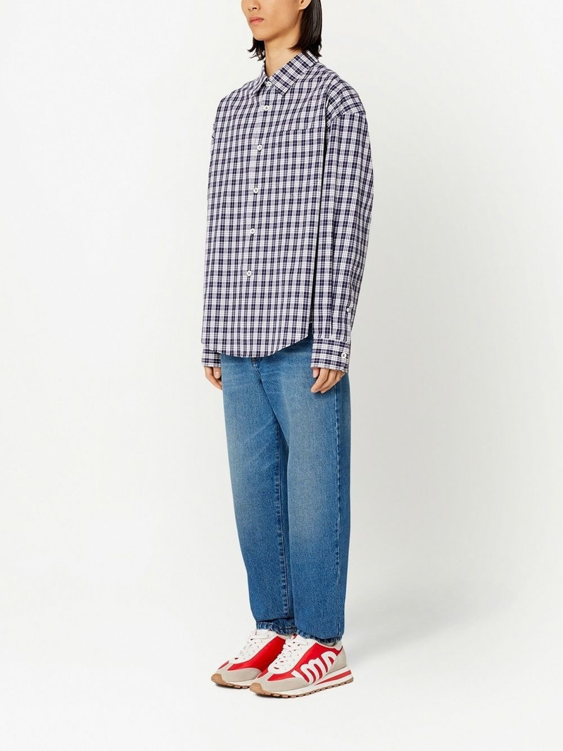 AMI Paris plaid-pint long-sleeve shirt outlook