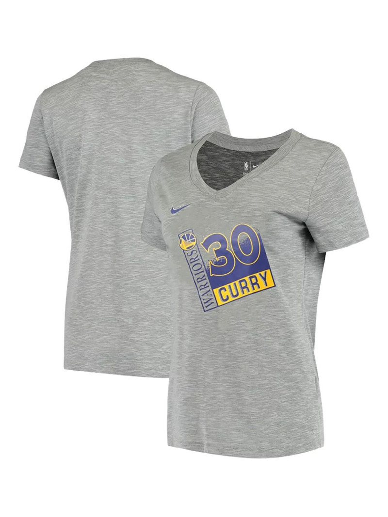 NBA GSW Esteph Curry v-neck t-shirt 1