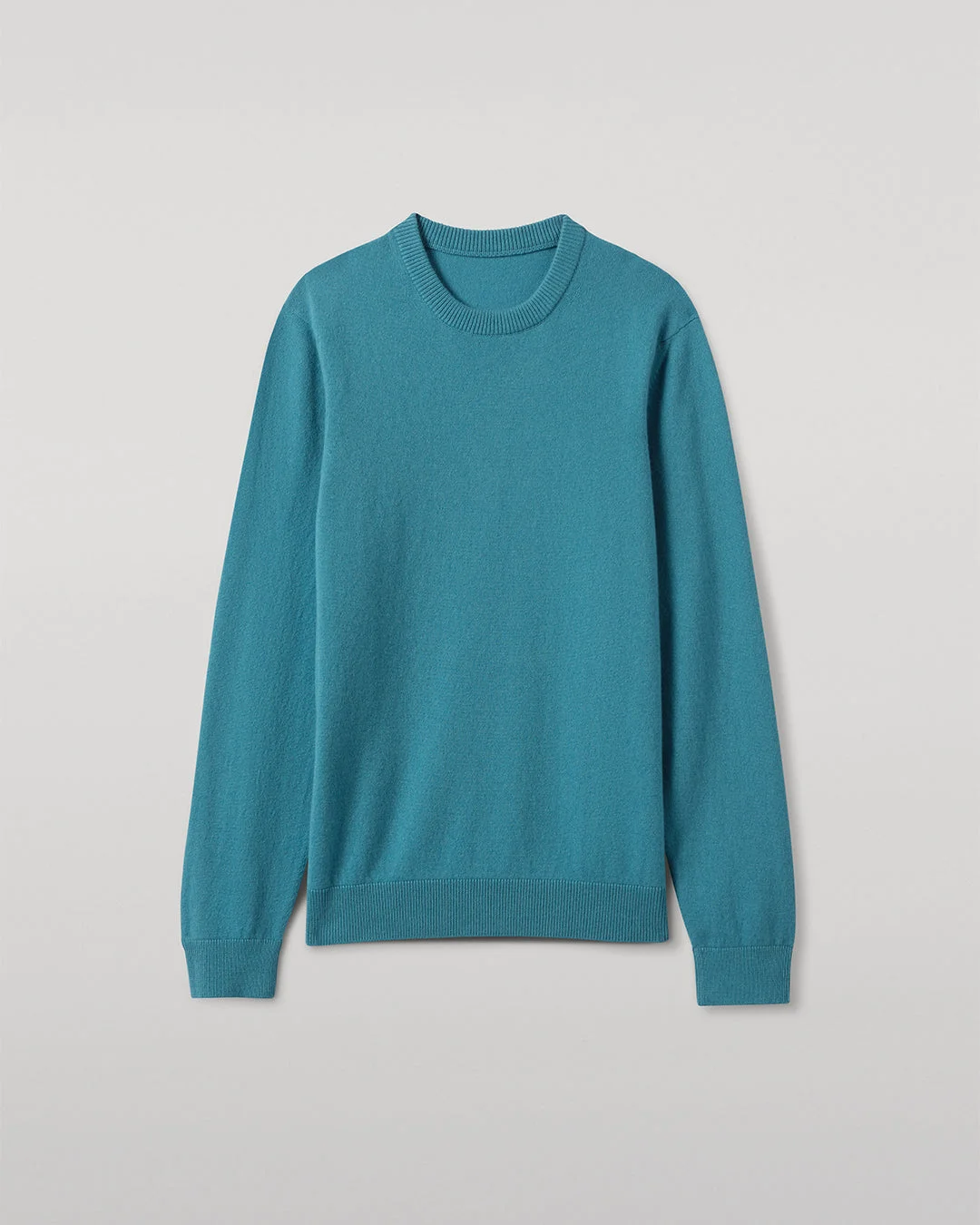 Rory Bright Blue Classic Cashmere Crew Jumper - 1
