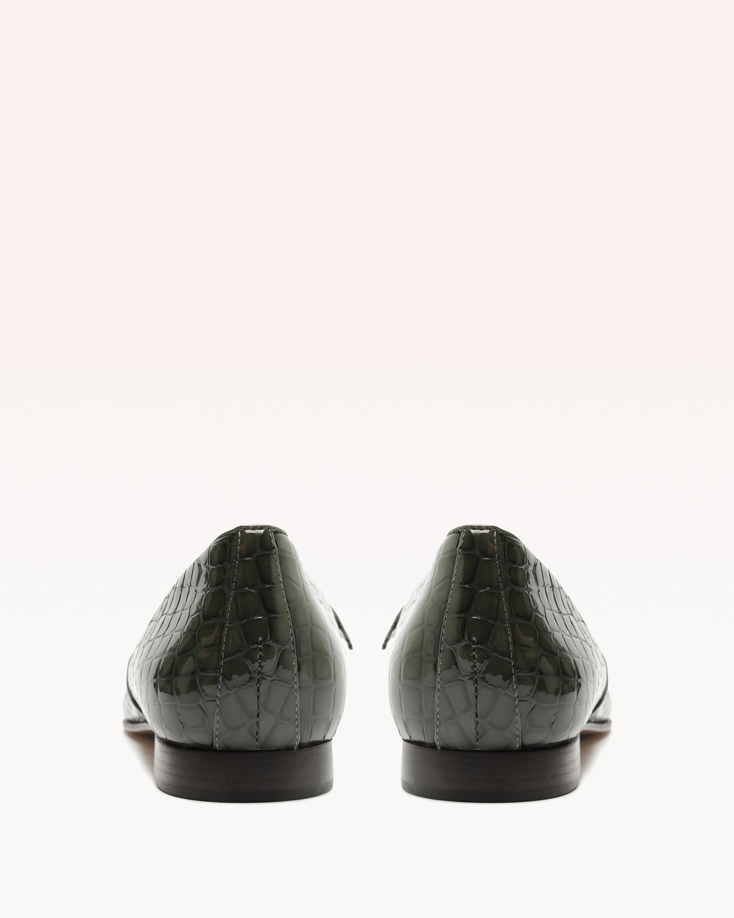 CLARITA BELGIAN CROCCO LOAFER SAGE LEAF - 3