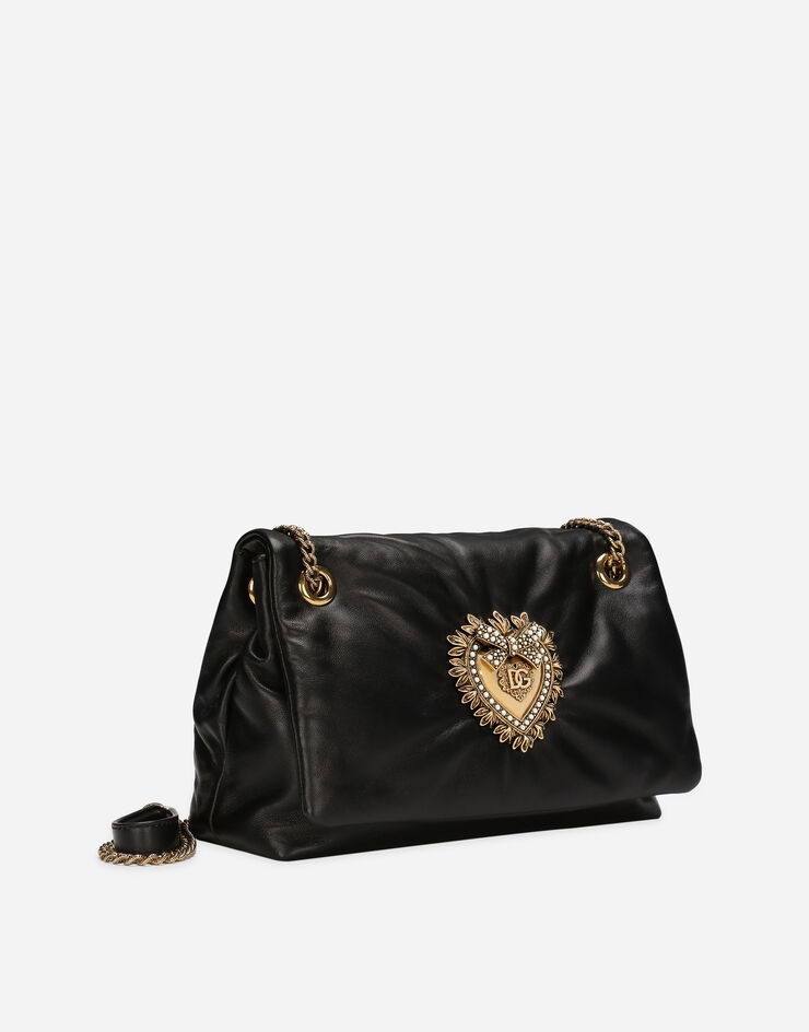 Dolce & Gabbana Medium Devotion Quilted nappa-leather Shoulder Bag -  Farfetch