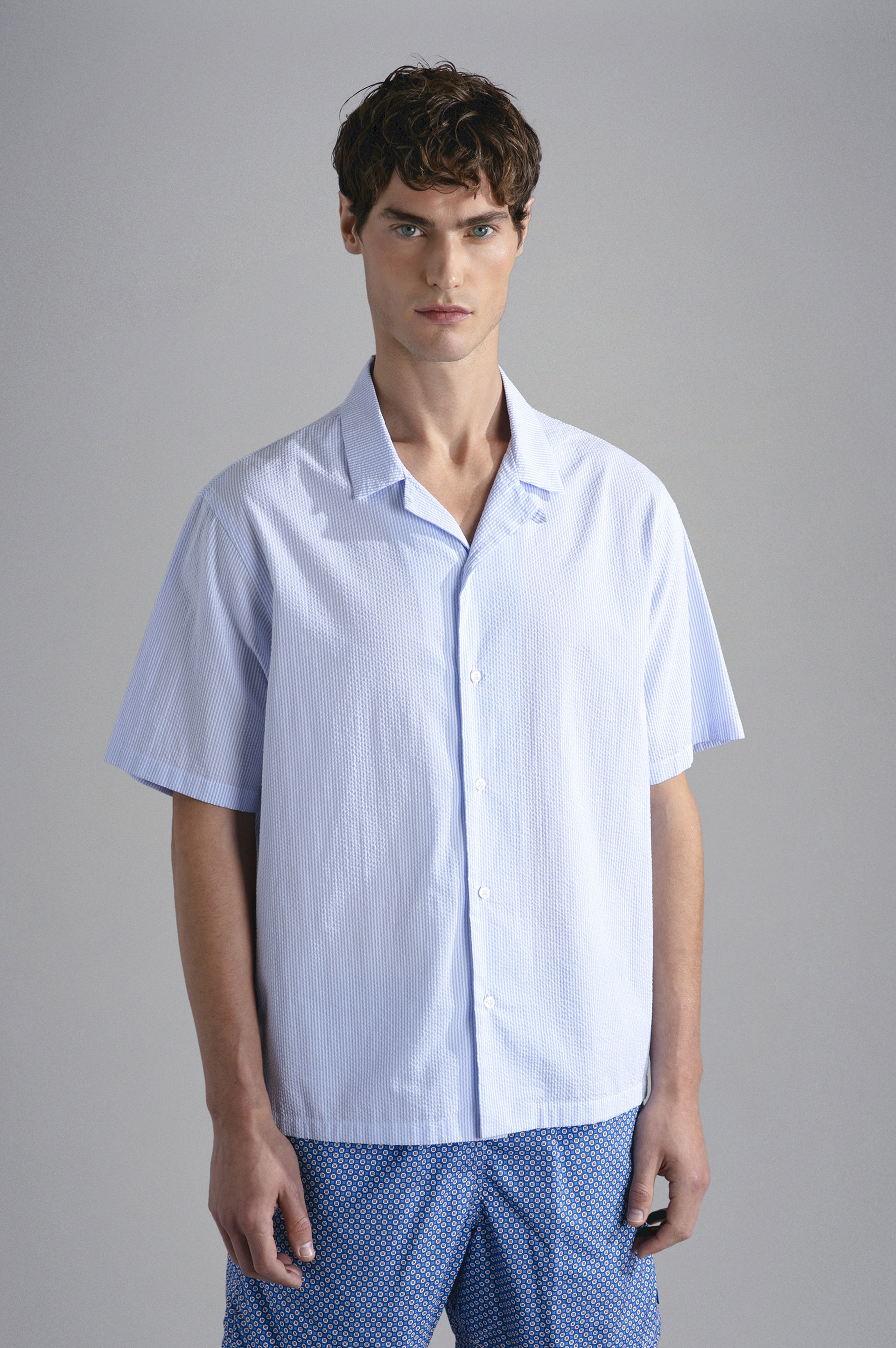 COTTON SEERSUCKER SHIRT - 6
