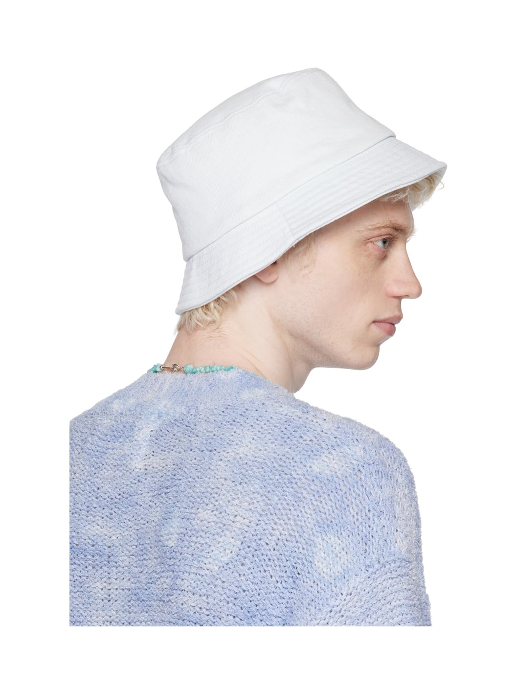 Blue Haley Denim Bucket Hat - 3