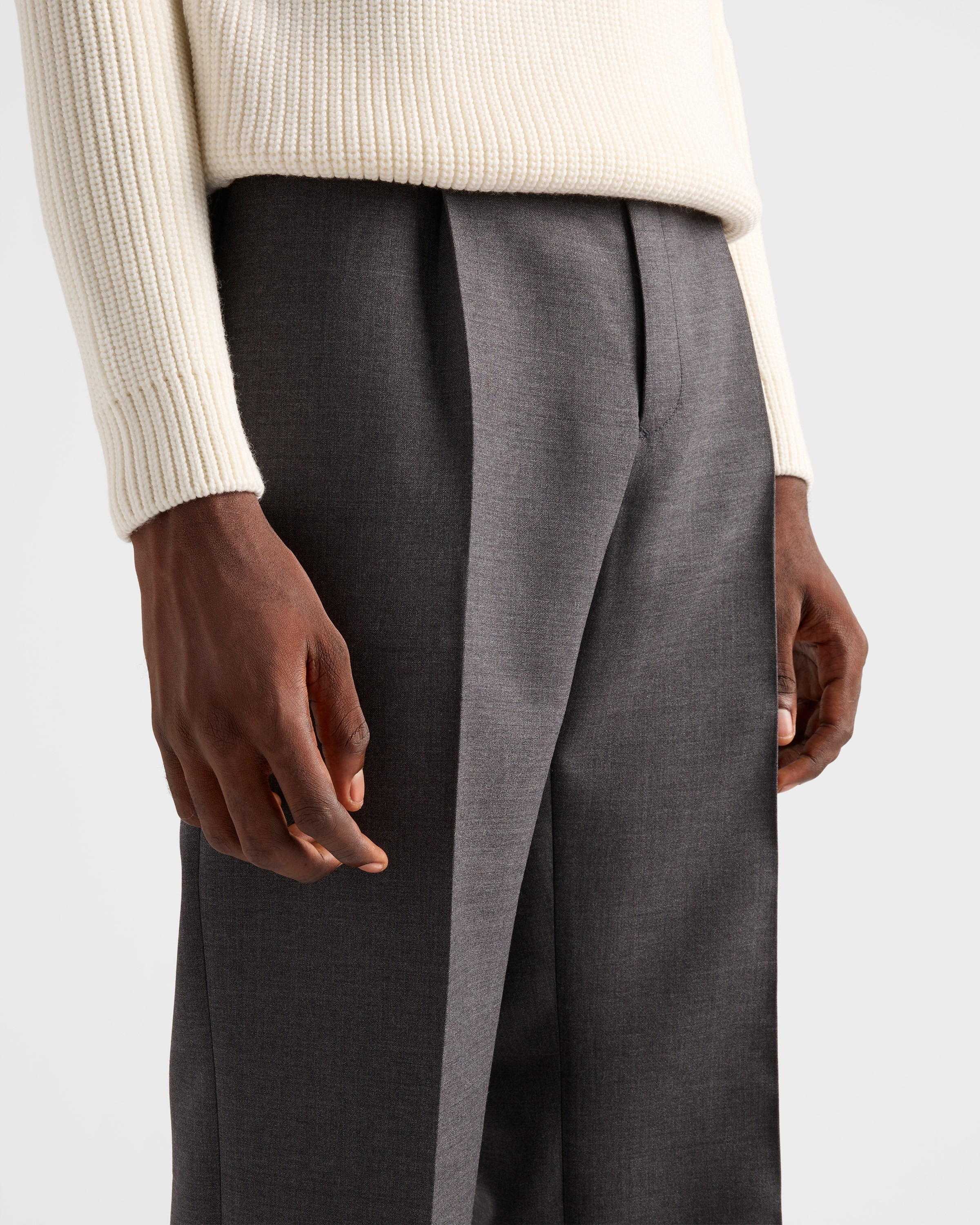 Wool and silk pants - 6