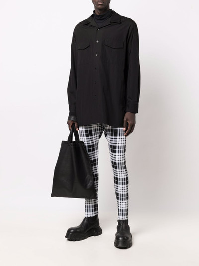 Comme des Garçons Homme Plus check slim-leg trousers outlook