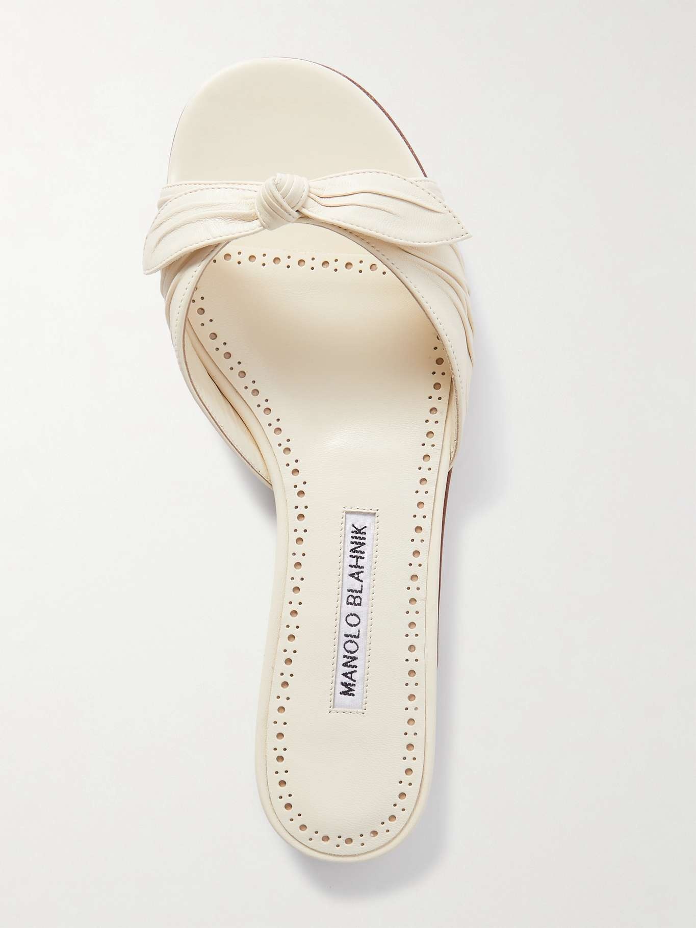 【Manolo Blahnik】 Lolloflatレザーミュール 関税込□Manolo Blahnik□Lolloflat レザーミュール (Manolo