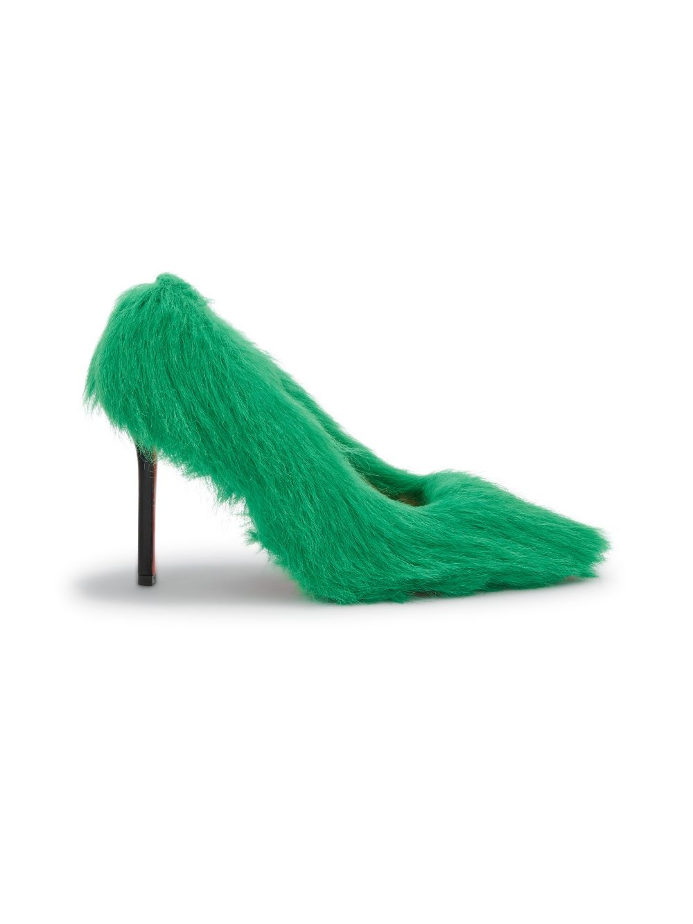 Fur Stiletto Pump - 1