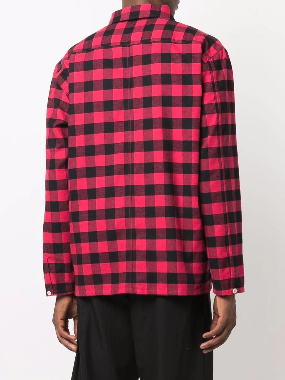 MILITARY tartan-check shirt - 4