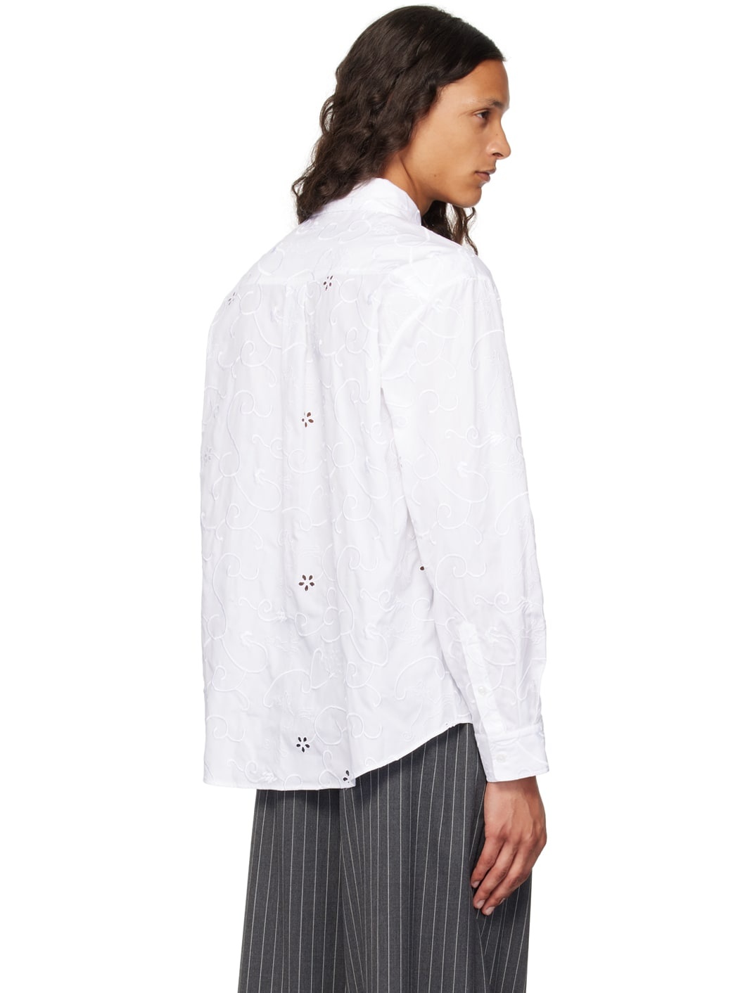 White Classic Fit Shirt - 3