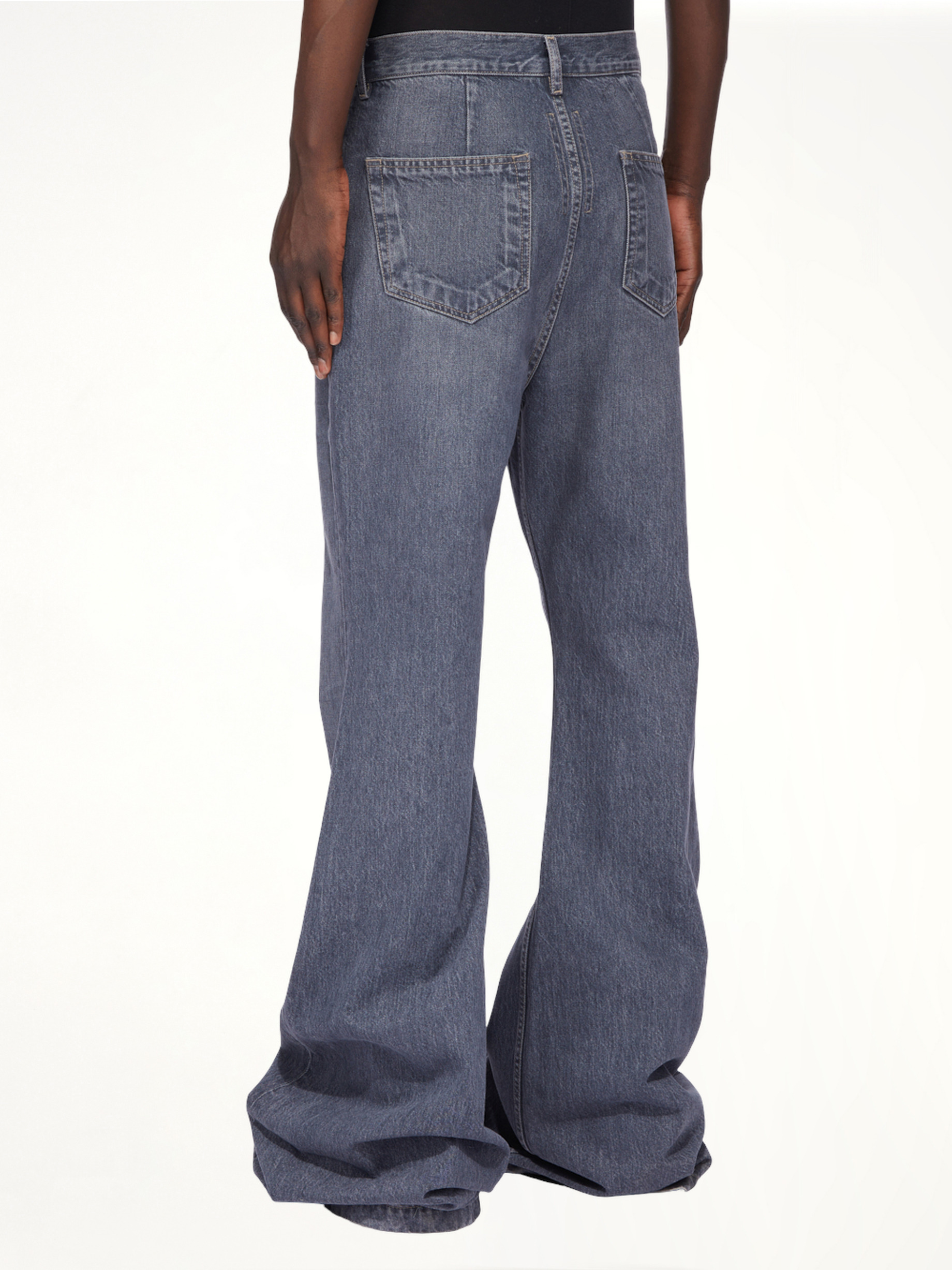 Bolan Bootcut in Washed Grey - 8