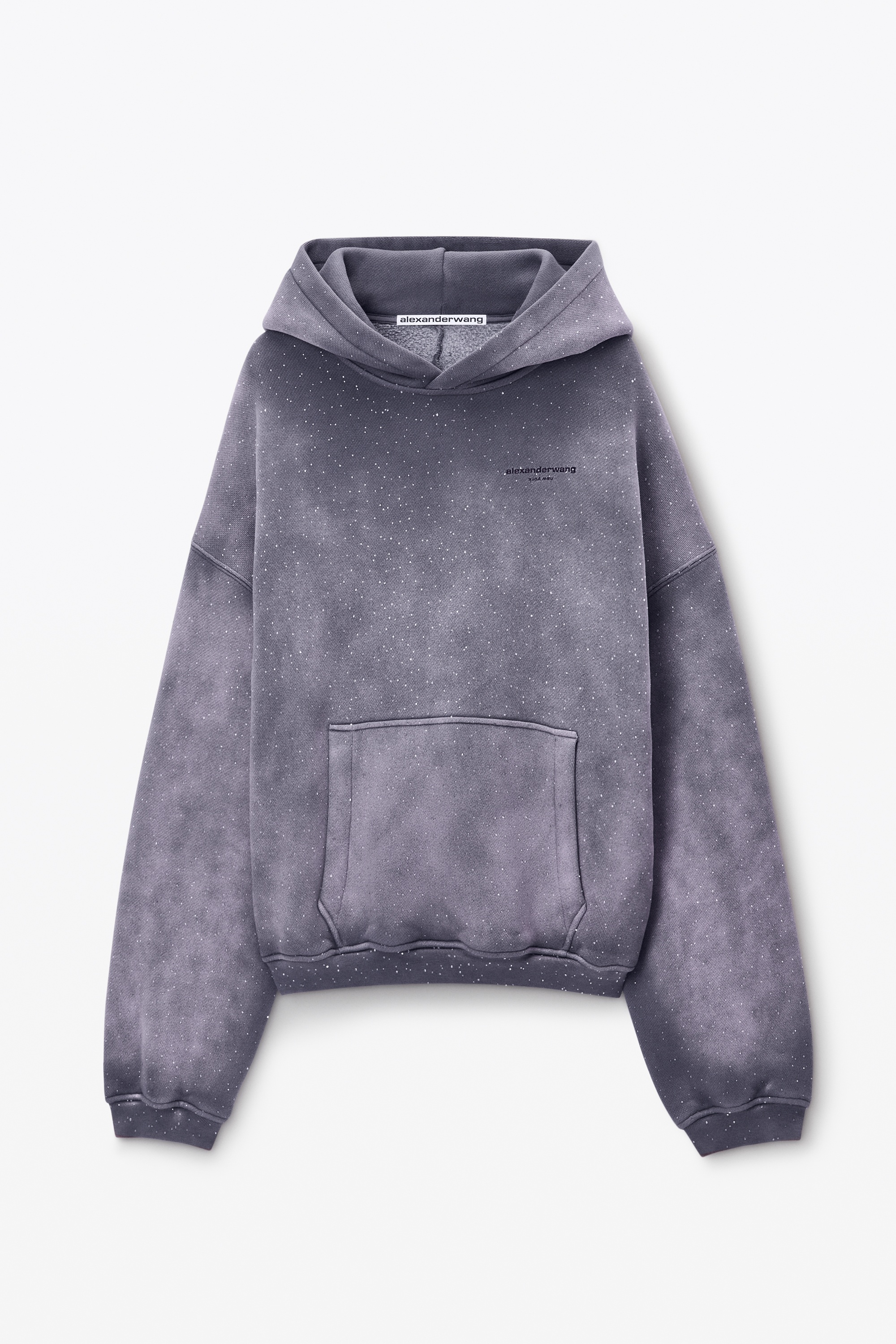 Alexander Wang Reversible Raglan Zip Hoodie | Black | FARFETCH
