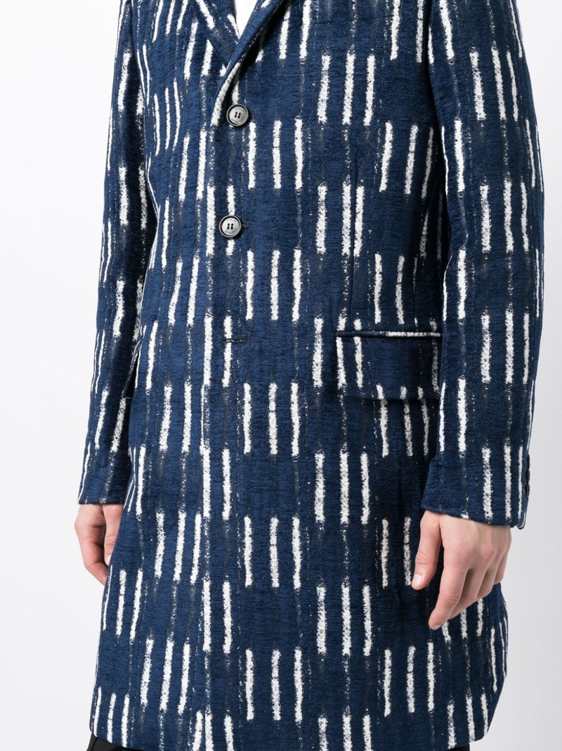 Shibori jacquard coat 5