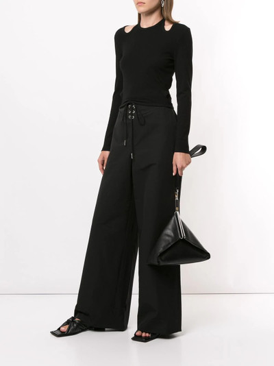 Dion Lee cut-out detailed top outlook