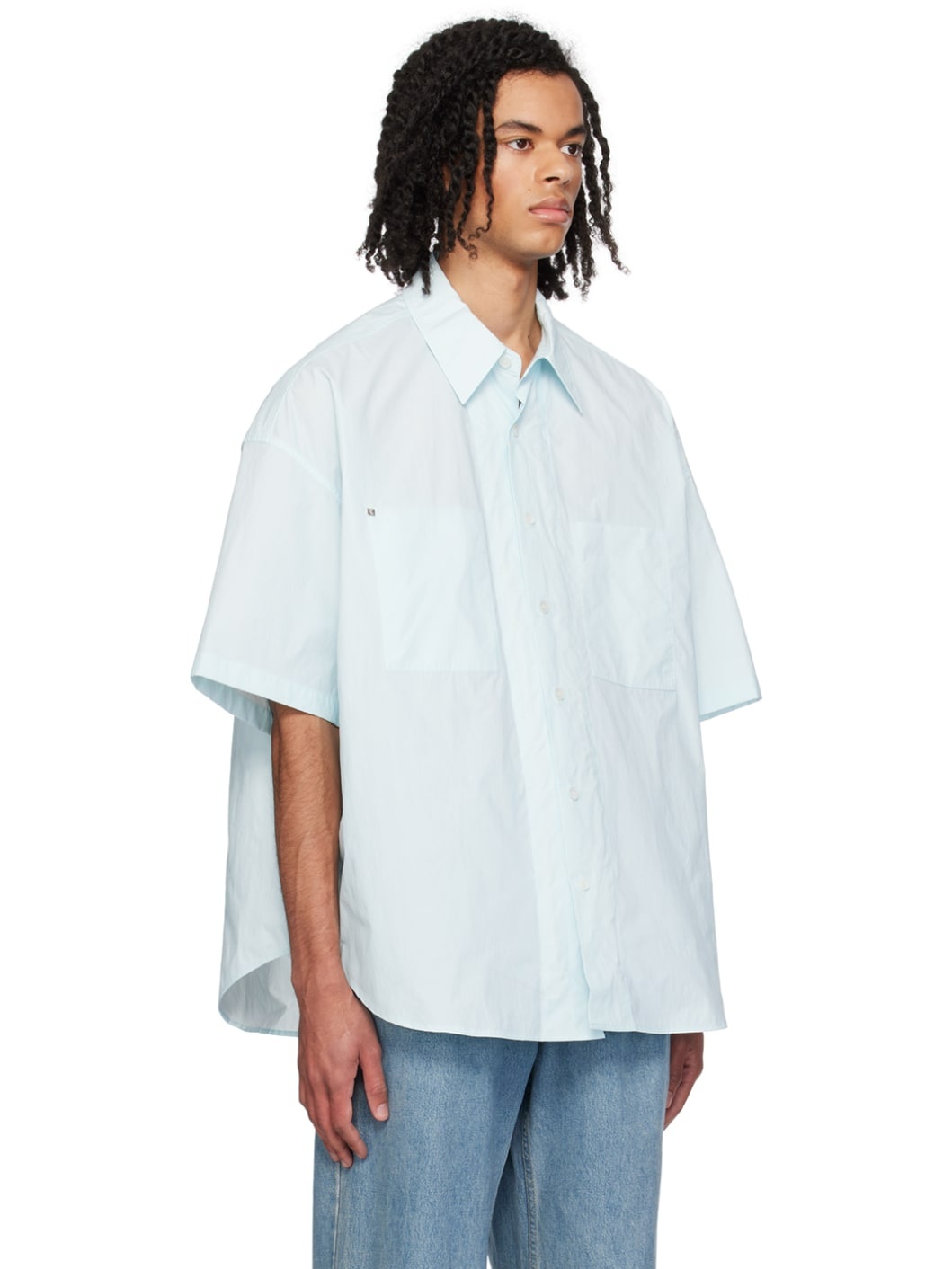 Blue Pocket Shirt - 2