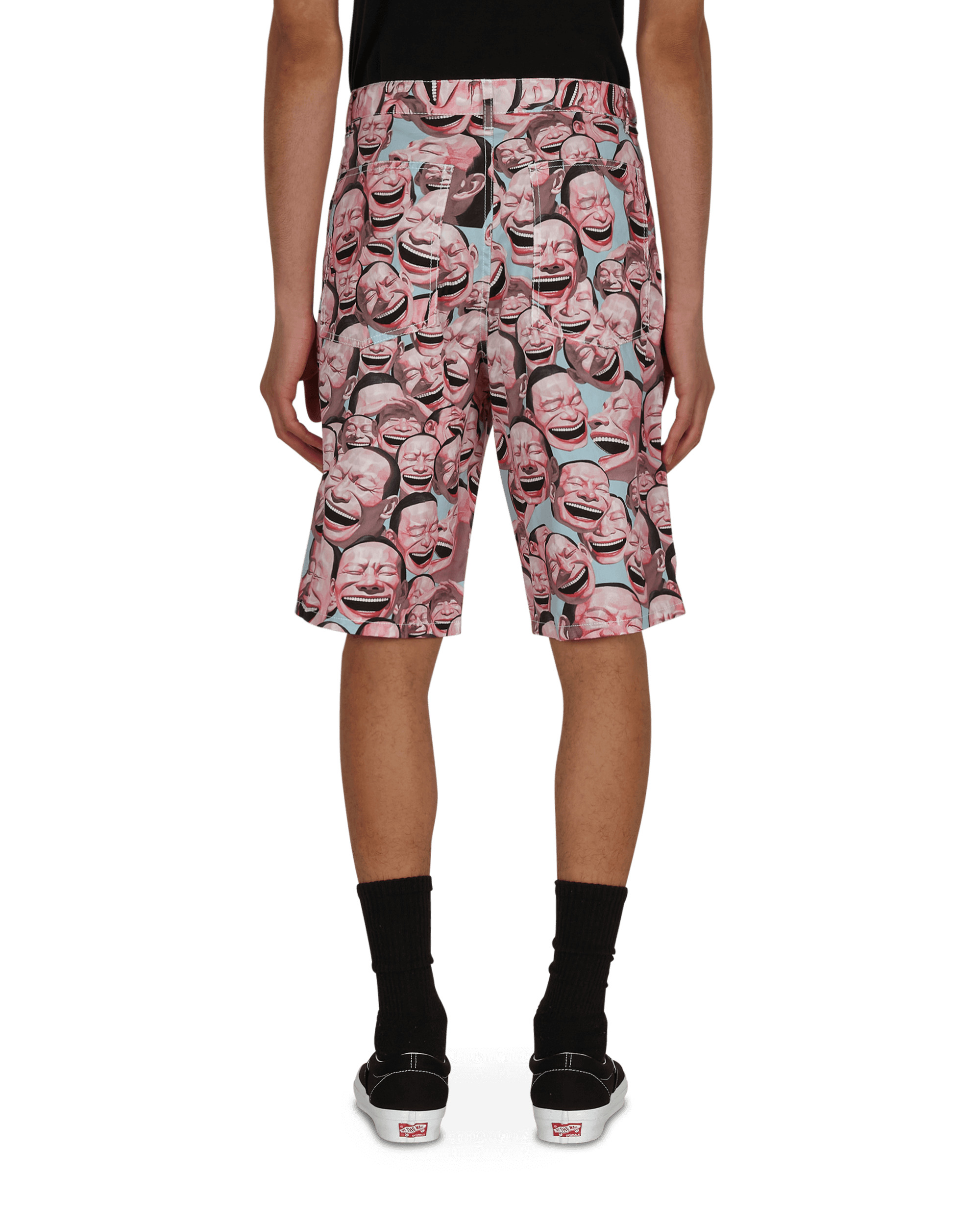 Yue Minjun Woven Shorts Multicolor - 4