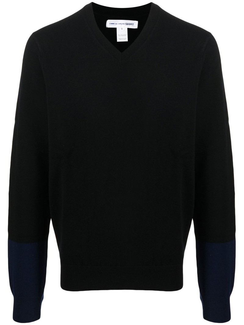 V-neck long-sleeve jumper 1