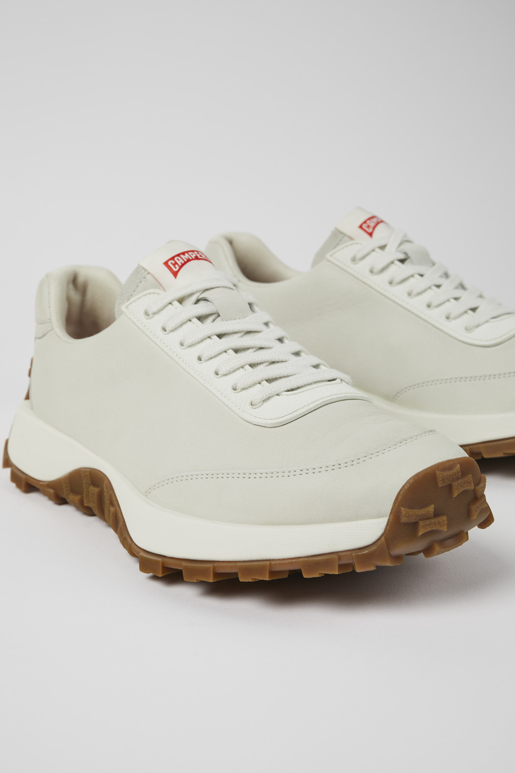 White Leather Sneakers for Men. - 2