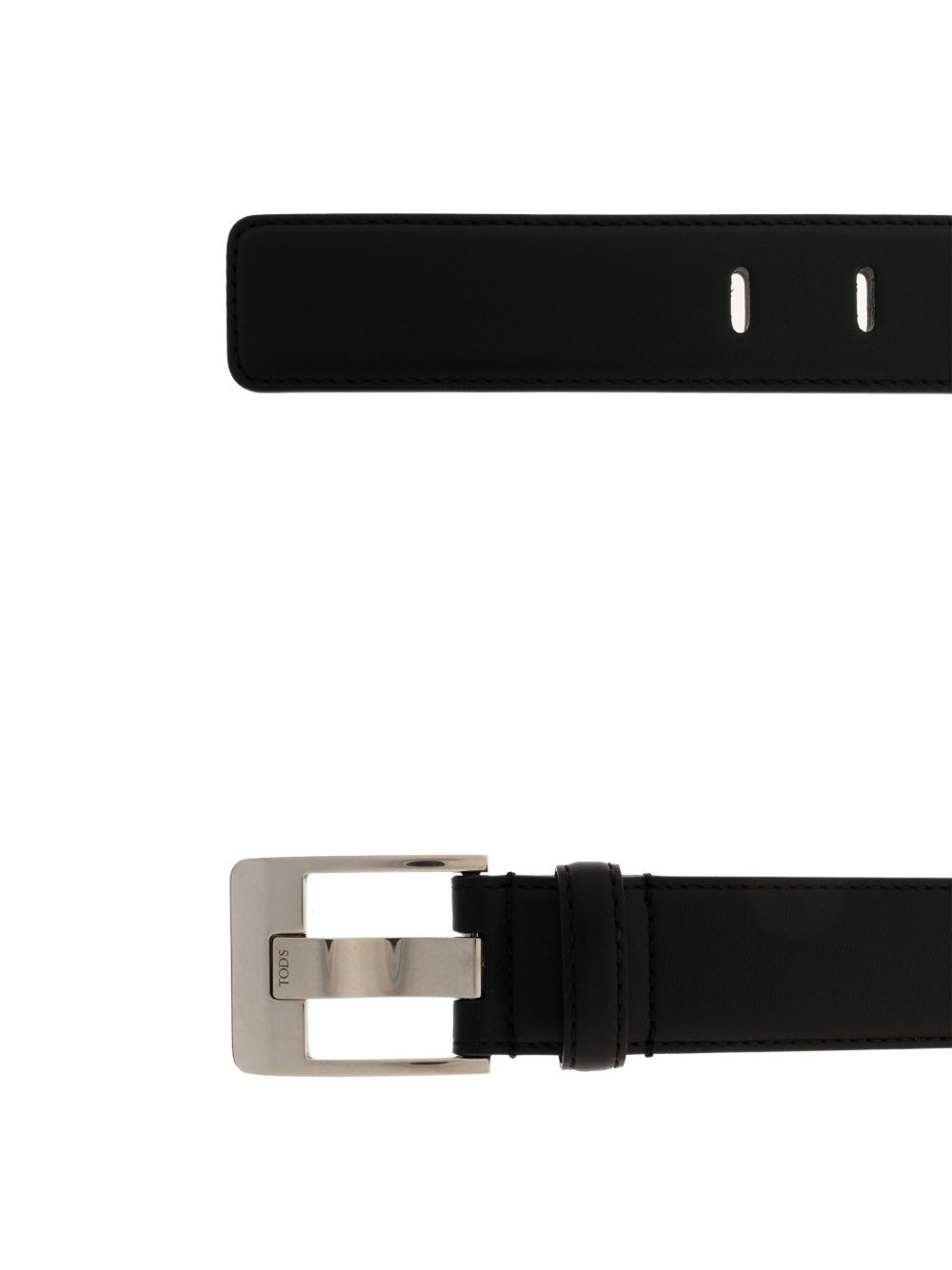leather buckle belt - 3