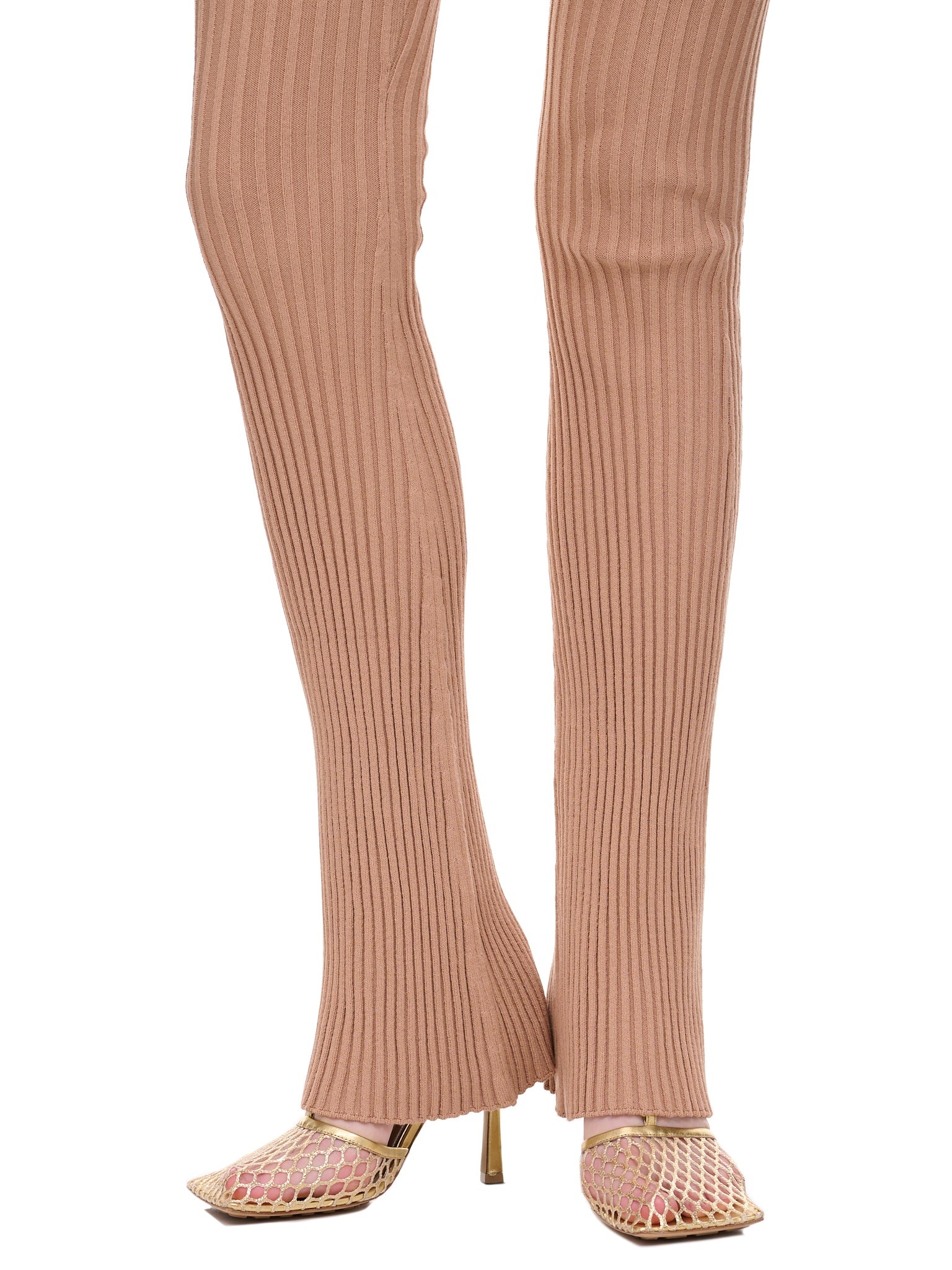 Knit Flare Pants - 4