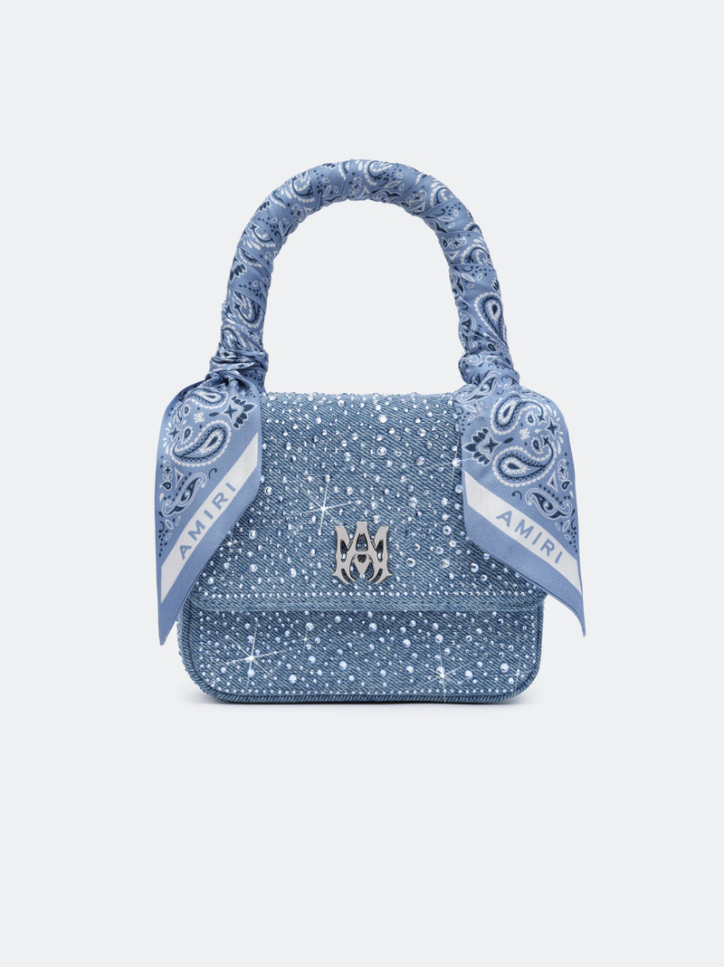 AMIRI CRYSTAL DENIM MICRO MA BAG outlook