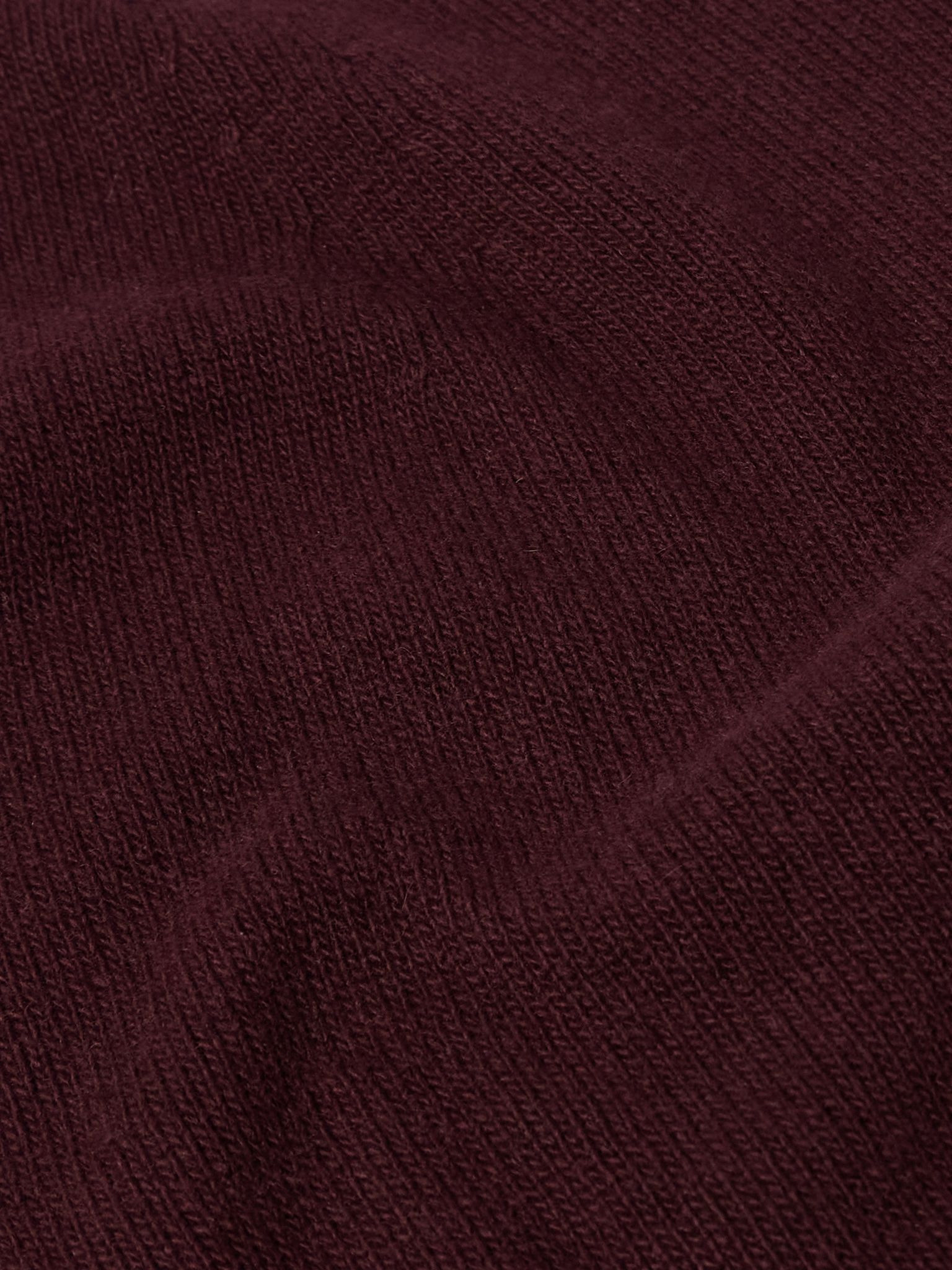 Merino Wool and Cashmere-Blend Sweater Burgundy - 4