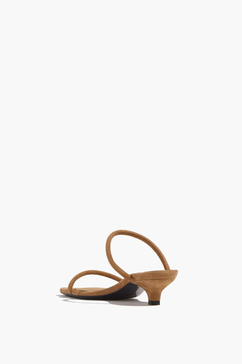 TOTEME The Minimalist Sandal in Caramel outlook