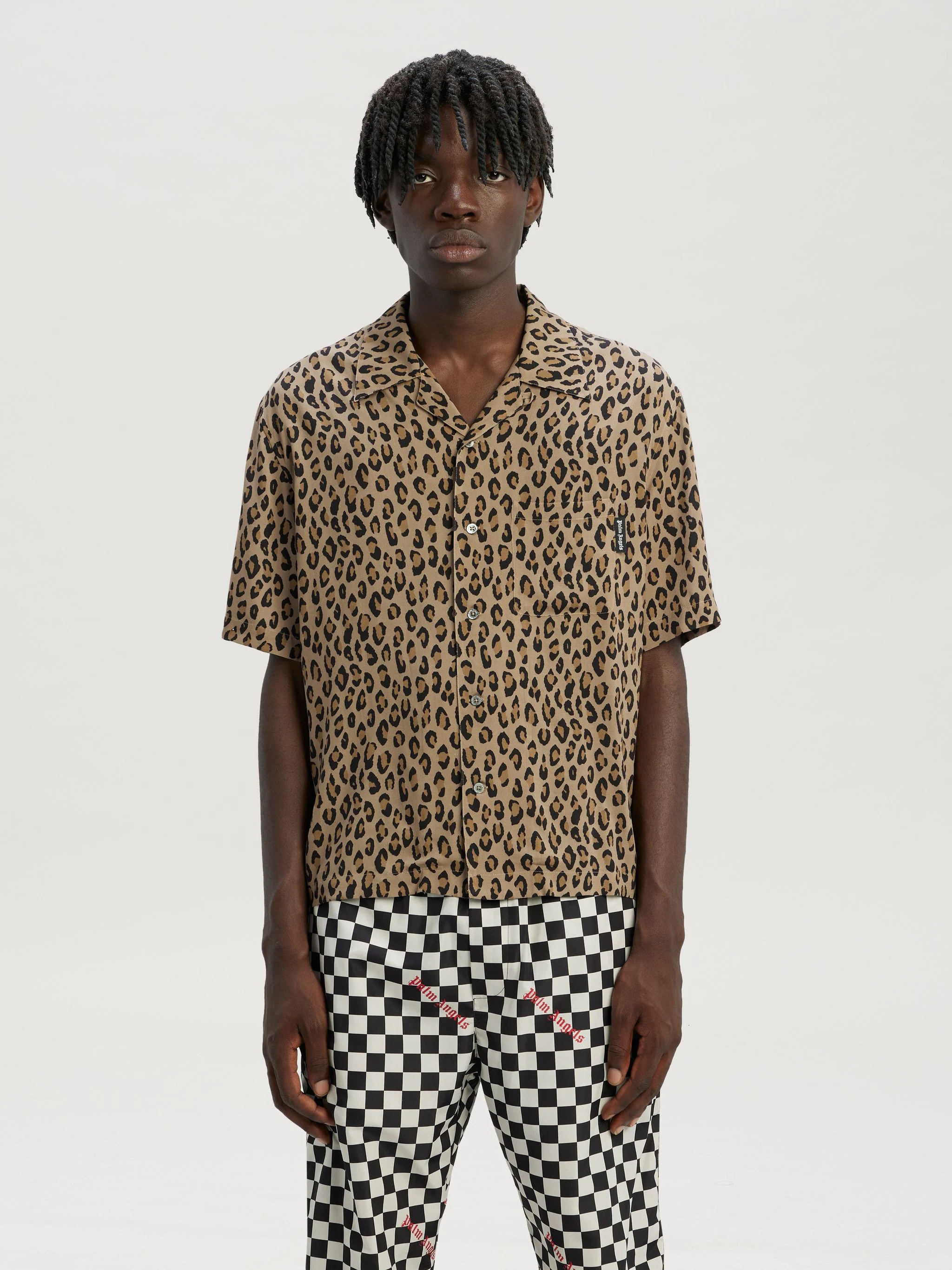 LEOPARD PRINT BOWLING SHIRT - 3