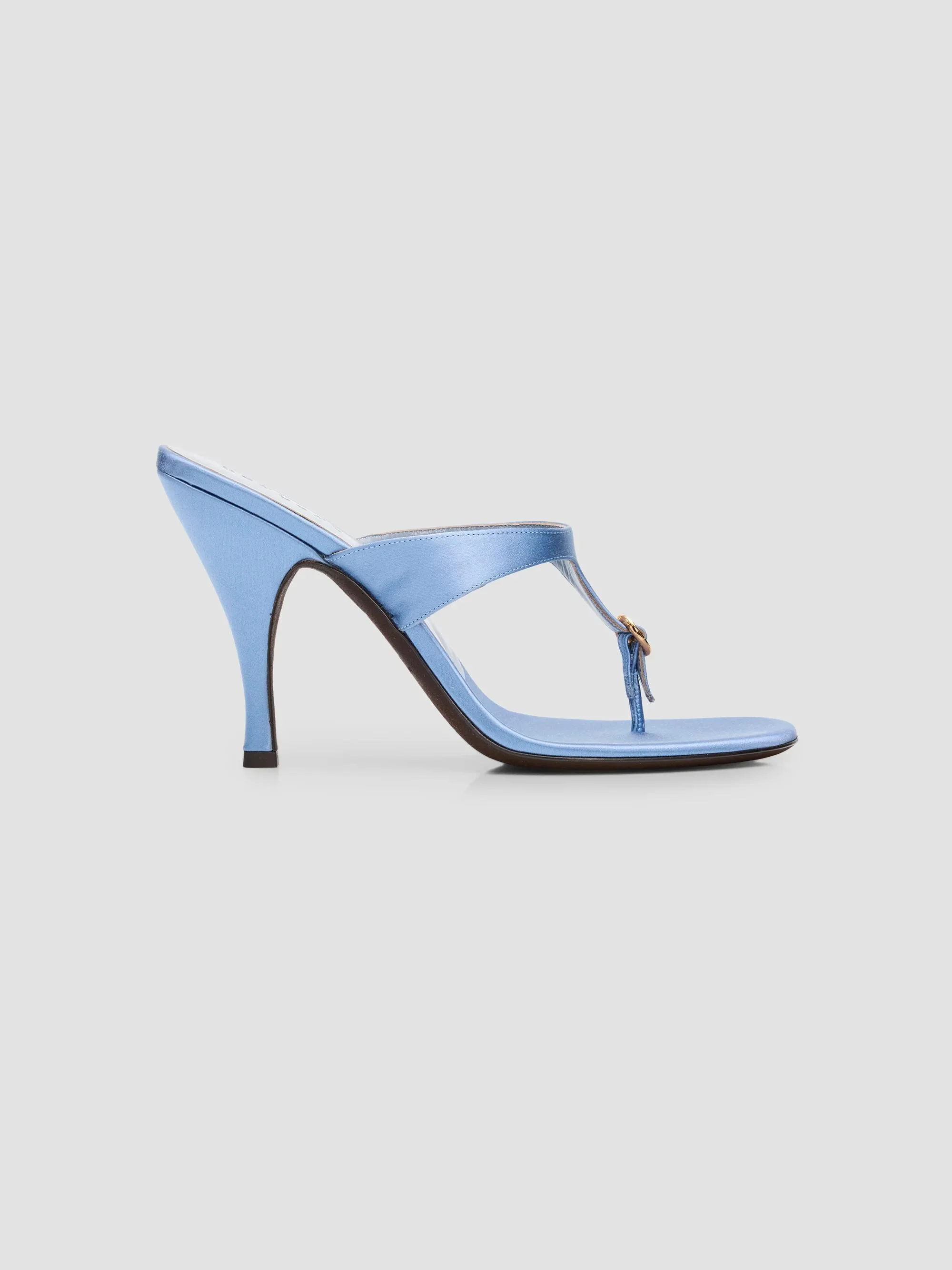 Women's Kiss and Tell 100MM Satin Sandals - Satin Mist - 1