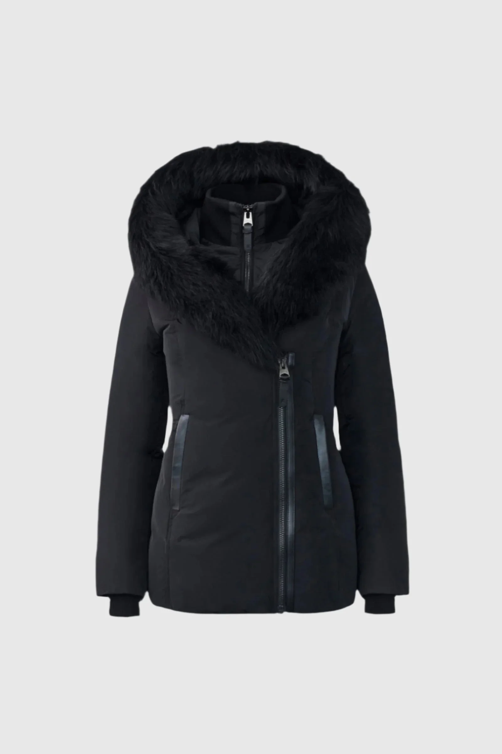 ADALI Down coat with sheepskin Signature Mackage Collar - 1