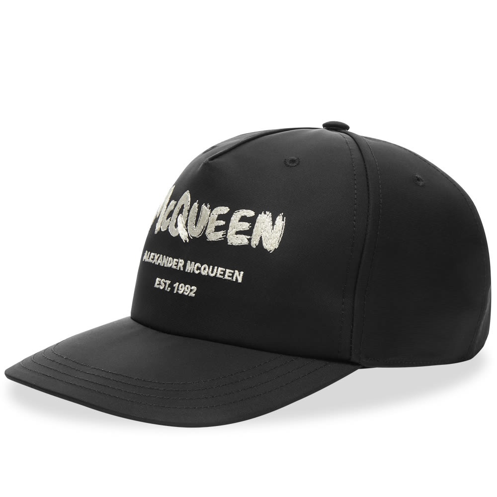 Alexander McQueen Graffitti Logo Baseball Cap - 1