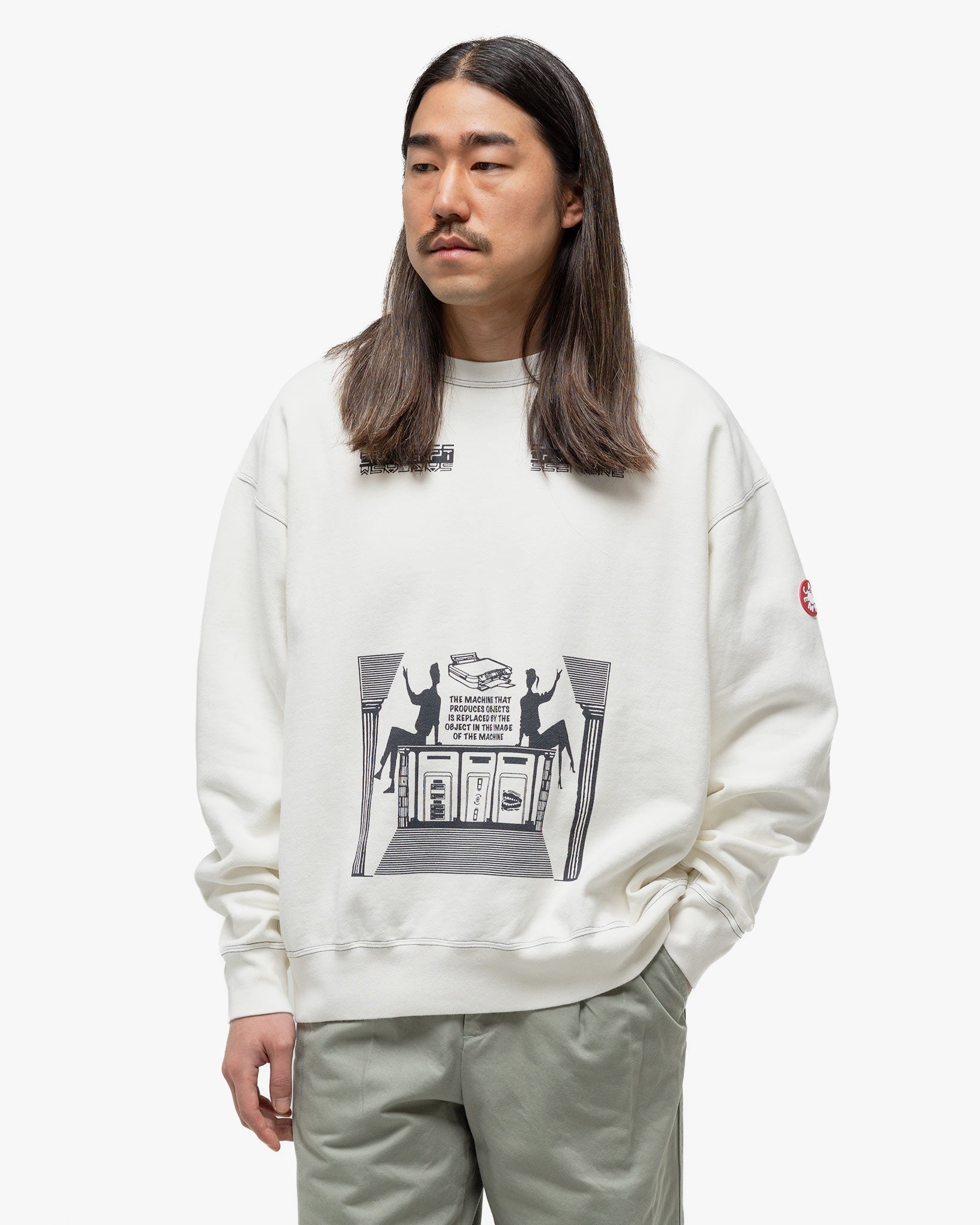 Overdye Md Machines Crew Neck White - 4