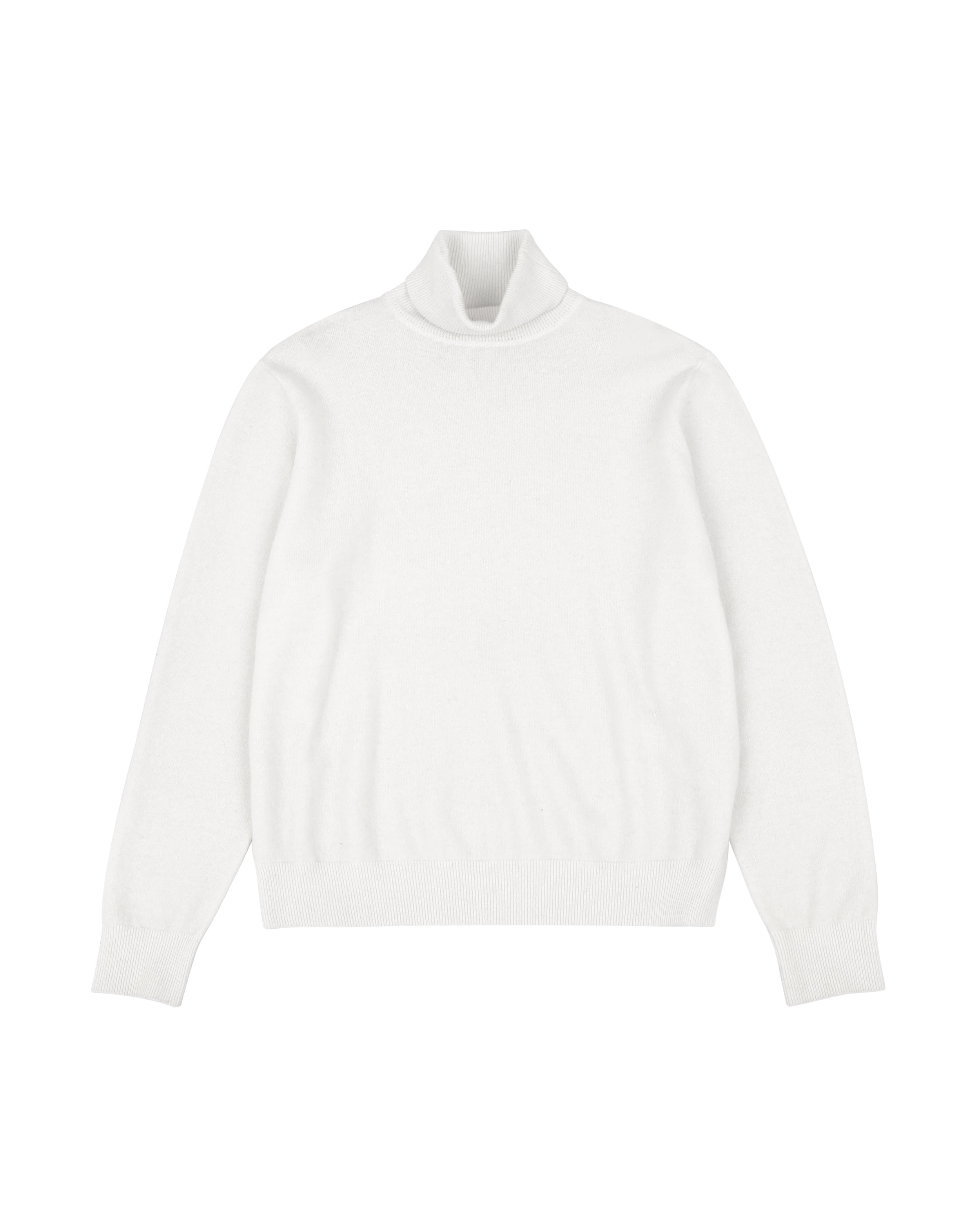 KNIT TURTLENECK BONE - 4