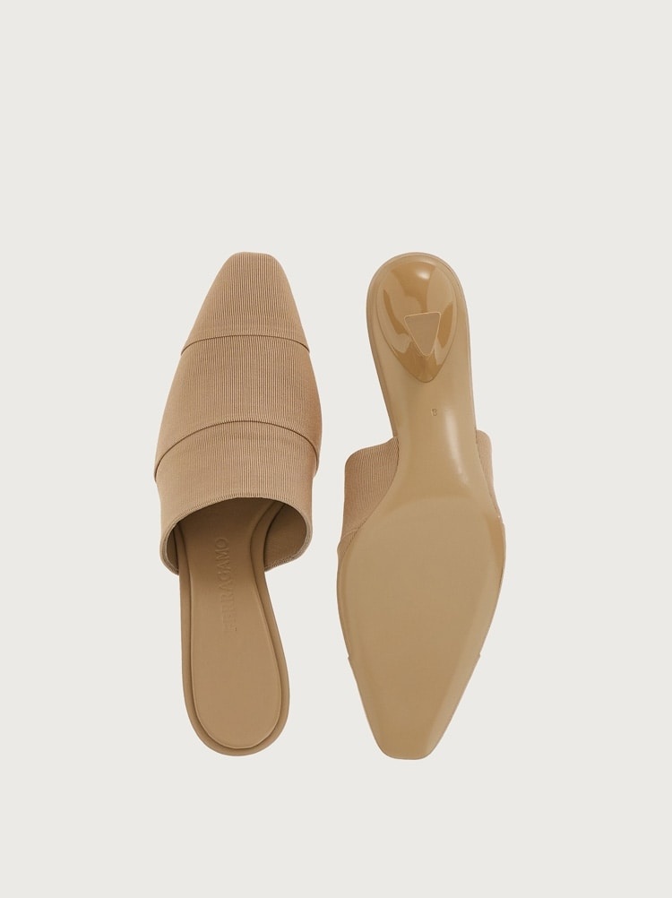 UNDERSTATED GROS-GRAIN MULES - 6