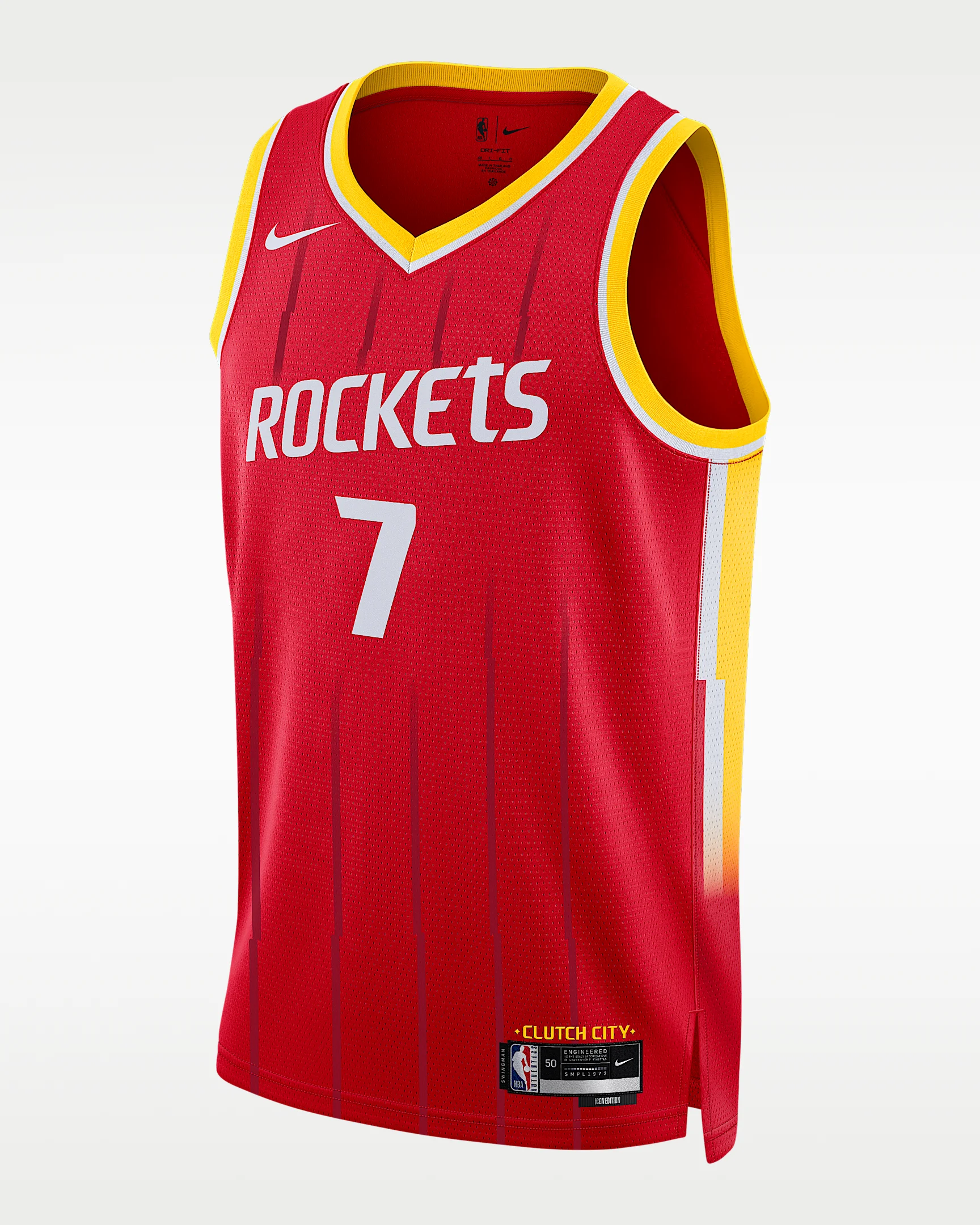 Houston Rockets Icon Edition Kevin Durant Men's Dri-FIT NBA Swingman Jersey - 1