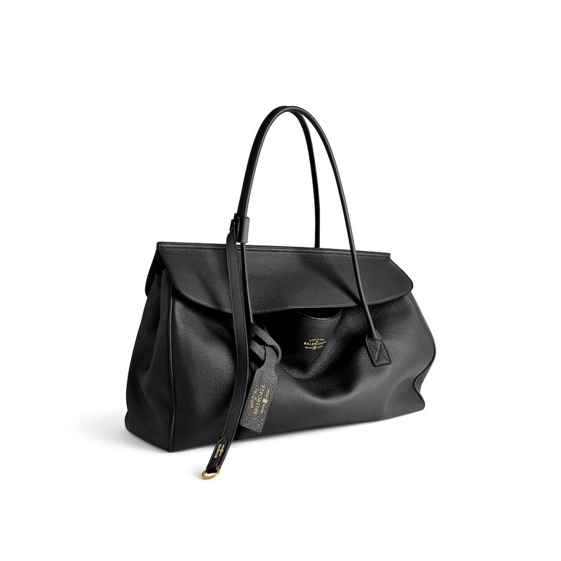 BALENCIAGA Women's Carrie Carry All Bag in Black outlook