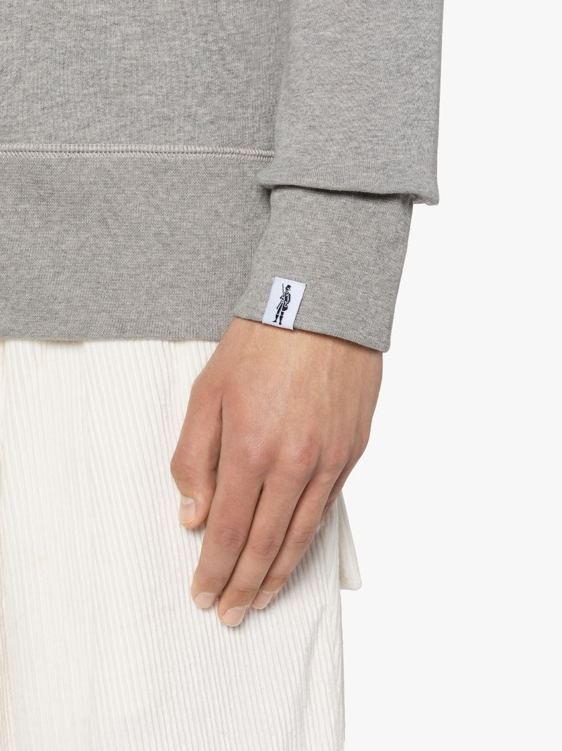 GREY X PINK COTTON HOODED SWEATSHIRT | GJM-208 6