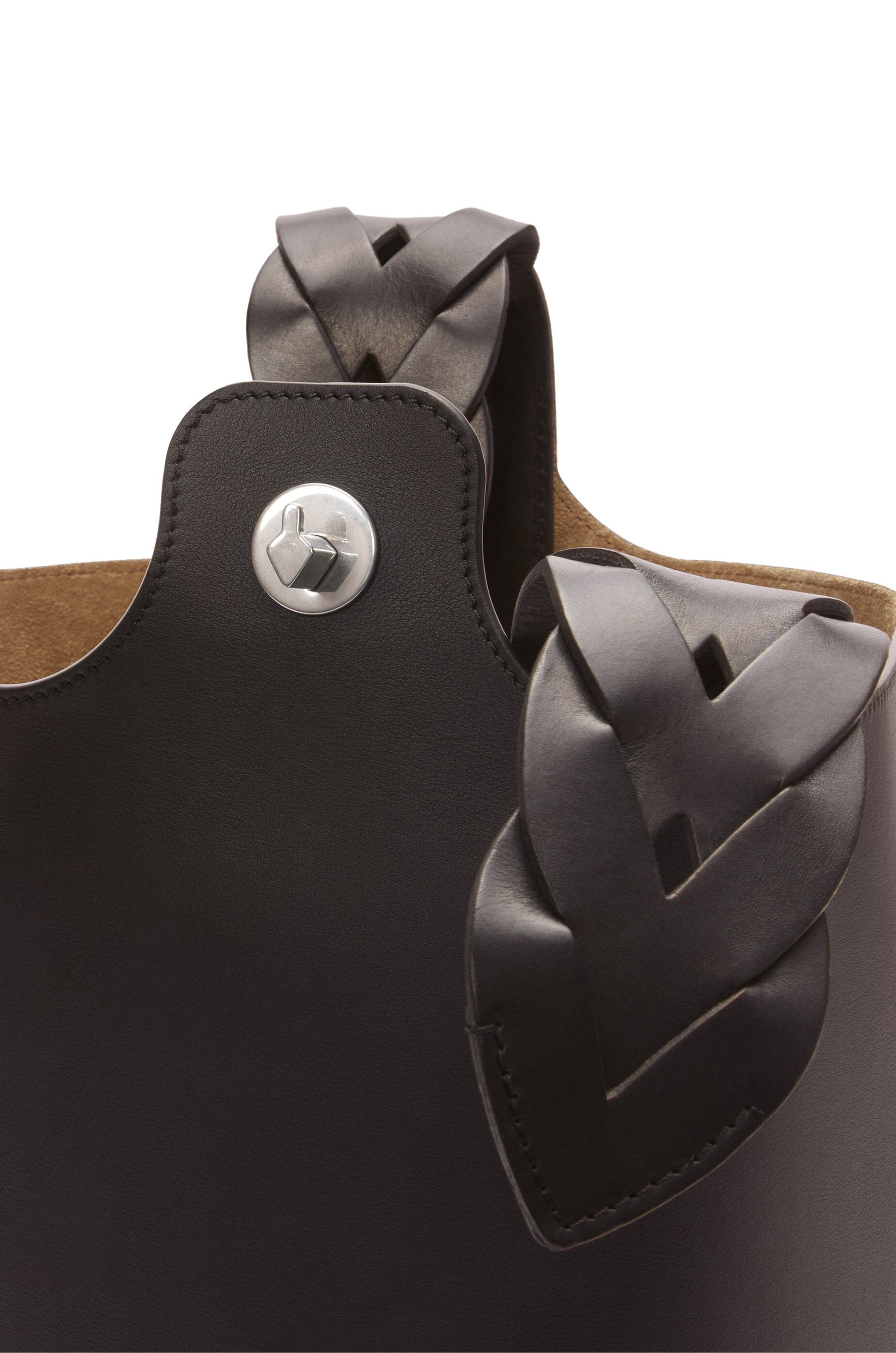 Large Pebble Bucket bag in mellow calfskin - 6