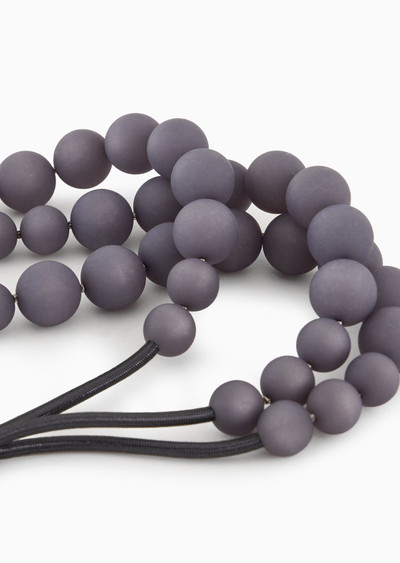 GIORGIO ARMANI Multistrand choker necklace with spheres outlook