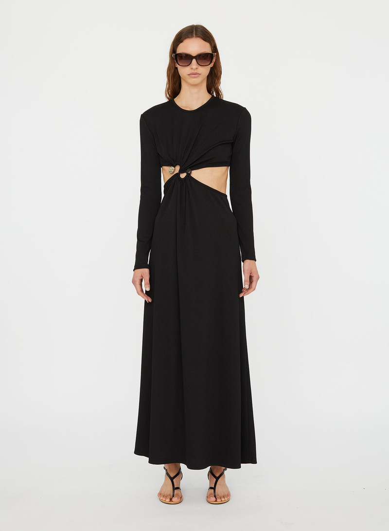 S-Buckle Long Sleeve Dress 1