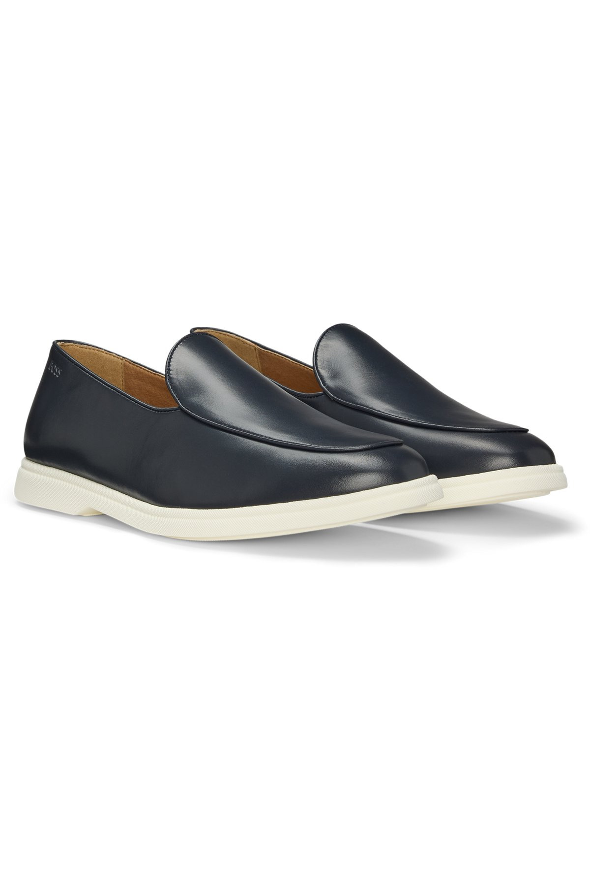 NAPPA-LEATHER LOAFERS WITH CONTRAST OUTSOLE - 2