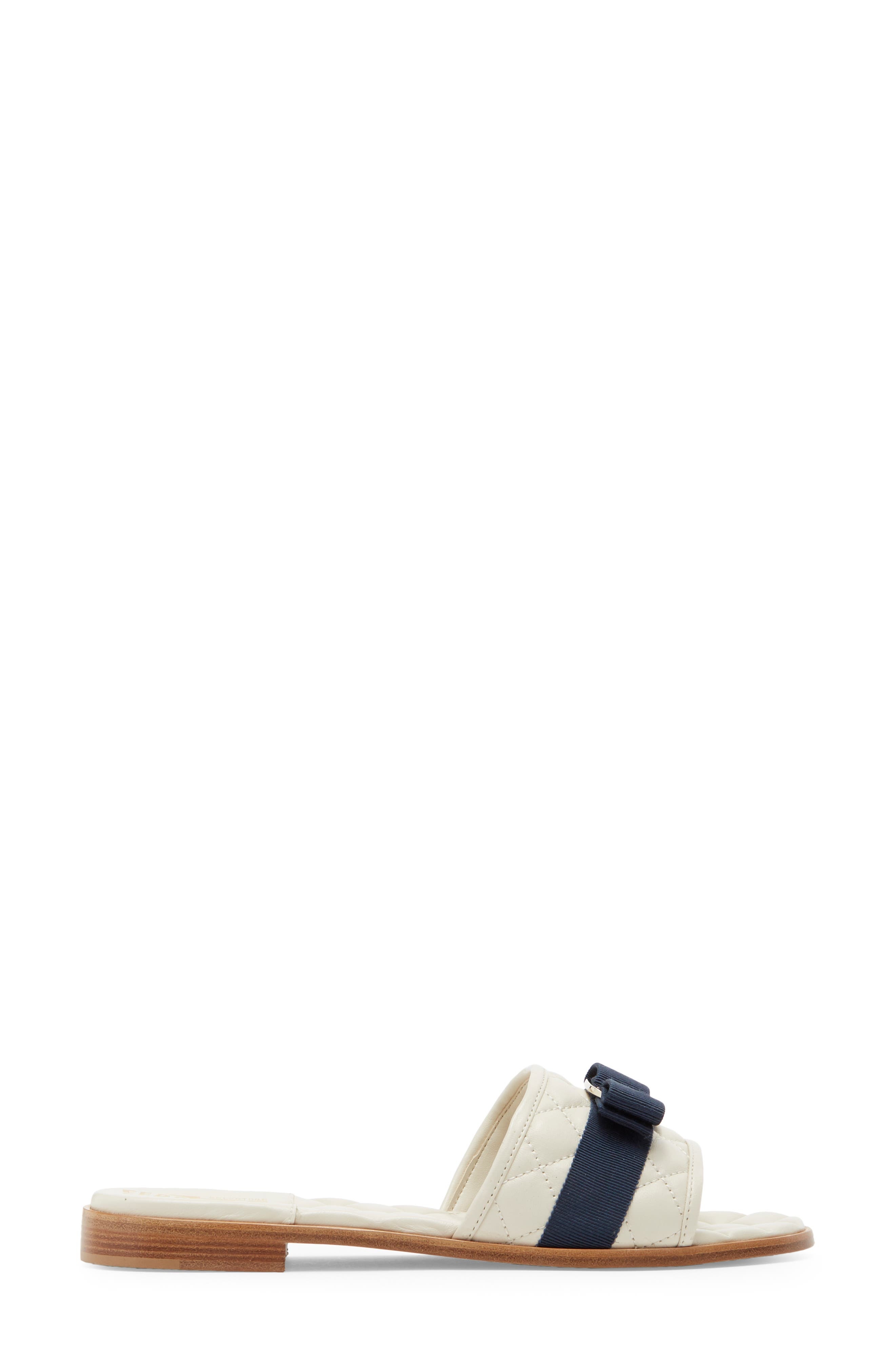 Vara Bow Quilted Slide Sandal - 3