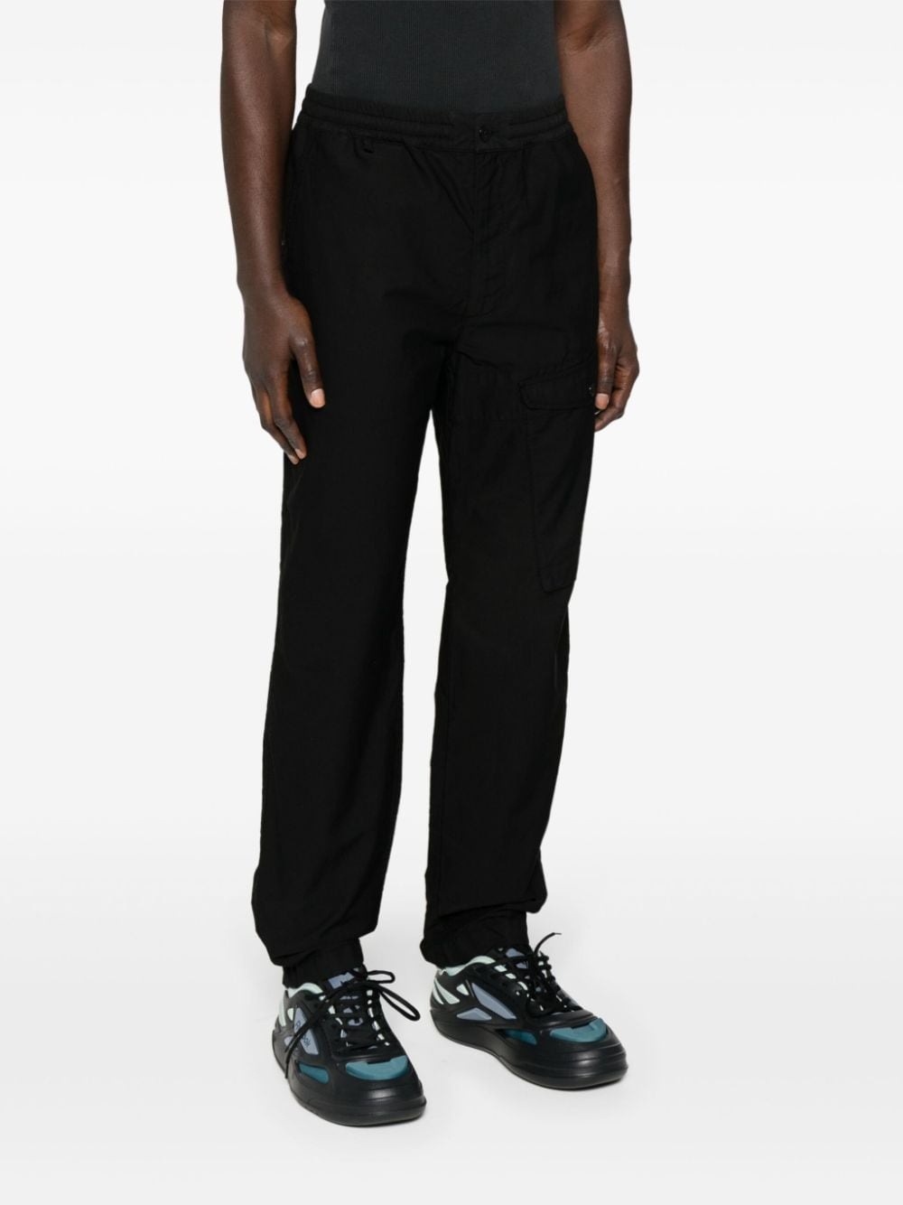 tapered cotton trousers - 3