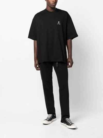 MASTERMIND WORLD logo-embroidered ankle-zip jeans outlook