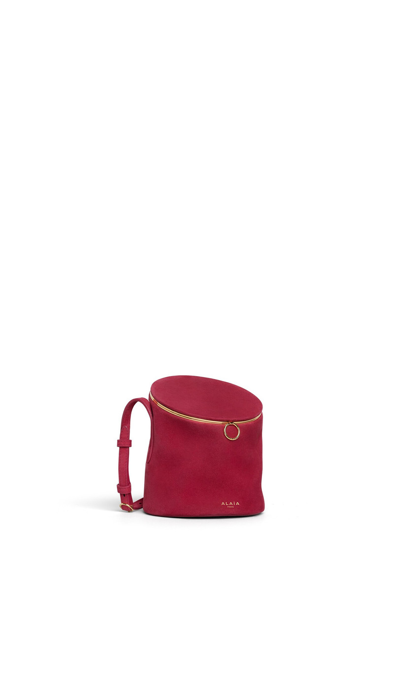 Alaïa LA CANETTE SMALL BAG IN SUEDE outlook